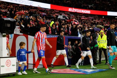 Atletico de Madrid ve Estadio Civitas Metropolitano (Maciej Rogowski) takımları arasında oynanan LaLiga EA SPORTS maçı sırasında Clement Lenglet görüldü.)