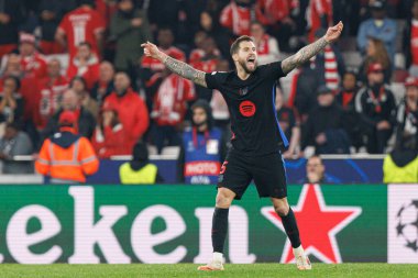 Inigo Martinez, SL Benfica ve FC Barcelona (Maciej Rogowski) takımları arasında oynanan 16 maçlık UEFA Şampiyonlar Ligi karşılaşmasında görüldü.
