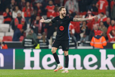 Inigo Martinez, SL Benfica ve FC Barcelona (Maciej Rogowski) takımları arasında oynanan 16 maçlık UEFA Şampiyonlar Ligi karşılaşmasında görüldü.