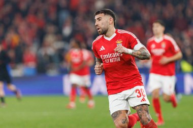 Nicolas Otamendi, SL Benfica ve FC Barcelona (Maciej Rogowski) takımları arasında oynanan 16 maçlık UEFA Şampiyonlar Ligi karşılaşmasında görüldü.