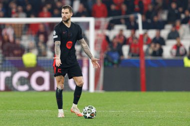 Inigo Martinez, SL Benfica ve FC Barcelona (Maciej Rogowski) takımları arasında oynanan 16 maçlık UEFA Şampiyonlar Ligi karşılaşmasında görüldü.