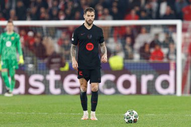Inigo Martinez, SL Benfica ve FC Barcelona (Maciej Rogowski) takımları arasında oynanan 16 maçlık UEFA Şampiyonlar Ligi karşılaşmasında görüldü.