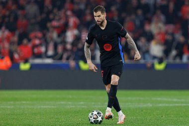 Inigo Martinez, SL Benfica ve FC Barcelona (Maciej Rogowski) takımları arasında oynanan 16 maçlık UEFA Şampiyonlar Ligi karşılaşmasında görüldü.