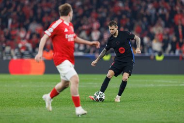 Inigo Martinez, SL Benfica ve FC Barcelona (Maciej Rogowski) takımları arasında oynanan 16 maçlık UEFA Şampiyonlar Ligi karşılaşmasında görüldü.