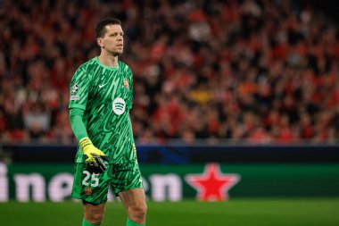 Wojciech Szczesny, SL Benfica ve FC Barcelona (Maciej Rogowski) takımları arasında oynanan 16 maçlık UEFA Şampiyonlar Ligi karşılaşmasında görüldü.