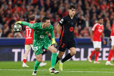 Wojciech Szczesny, SL Benfica ve FC Barcelona (Maciej Rogowski) takımları arasında oynanan 16 maçlık UEFA Şampiyonlar Ligi karşılaşmasında görüldü.
