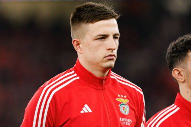 Anatoliy Trubin, SL Benfica ve FC Barcelona (Maciej Rogowski) takımları arasında oynanan 16 maçlık UEFA Şampiyonlar Ligi karşılaşmasında görüldü.