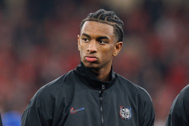 Alejandro Balde, SL Benfica ve FC Barcelona (Maciej Rogowski) takımları arasında oynanan 16 maçlık UEFA Şampiyonlar Ligi karşılaşmasında görüldü.