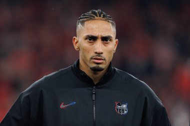 Raphinha, SL Benfica ve FC Barcelona (Maciej Rogowski) takımları arasında oynanan 16 maçlık UEFA Şampiyonlar Ligi karşılaşmasında görüldü.