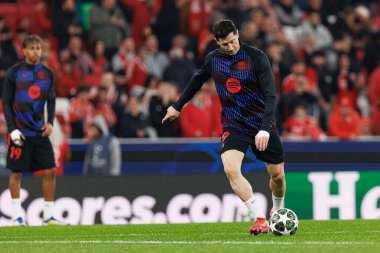 Robert Lewandowski, SL Benfica ve FC Barcelona (Maciej Rogowski) takımları arasında oynanan 16 maçlık UEFA Şampiyonlar Ligi karşılaşmasında görüldü.