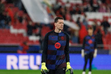 Wojciech Szczesny, SL Benfica ve FC Barcelona (Maciej Rogowski) takımları arasında oynanan 16 maçlık UEFA Şampiyonlar Ligi karşılaşmasında görüldü.