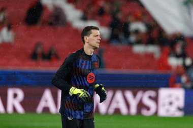Wojciech Szczesny, SL Benfica ve FC Barcelona (Maciej Rogowski) takımları arasında oynanan 16 maçlık UEFA Şampiyonlar Ligi karşılaşmasında görüldü.