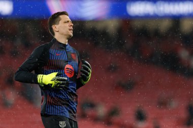 Wojciech Szczesny, SL Benfica ve FC Barcelona (Maciej Rogowski) takımları arasında oynanan 16 maçlık UEFA Şampiyonlar Ligi karşılaşmasında görüldü.