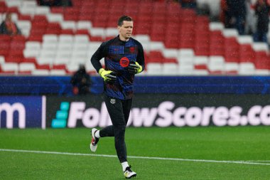 Wojciech Szczesny, SL Benfica ve FC Barcelona (Maciej Rogowski) takımları arasında oynanan 16 maçlık UEFA Şampiyonlar Ligi karşılaşmasında görüldü.