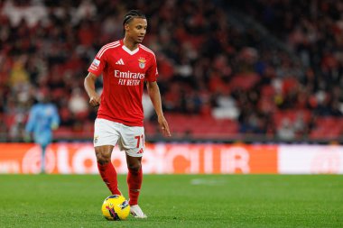 Leandro Santos, Liga Portekiz maçı sırasında SL Benfica ve CD Nacional (Maciej Rogowski)