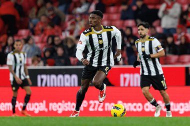 SL Benfica ve CD Nacional (Maciej Rogowski) takımları arasında oynanan Liga Portekiz maçı sırasında Djibril Soumare görüldü)