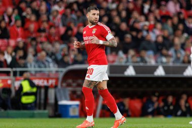 Nicolas Otamendi Liga Portekiz maçı sırasında SL Benfica ve CD Nacional (Maciej Rogowski)