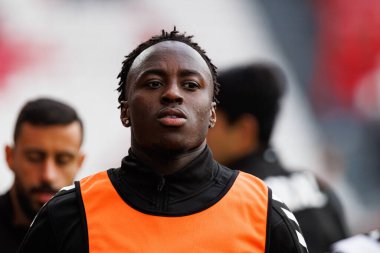 SL Benfica ve CD Nacional (Maciej Rogowski) takımları arasında Liga Portekiz maçında Arvin Appiah görüldü)