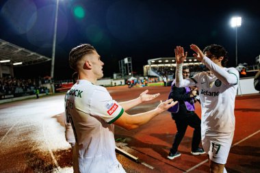 Viktor Gyokeres ve Francisco Trincao, Casa Pia ve Estadio Belediyesi Rio Maior 'daki (Maciej Rogowski) CP takımları arasındaki Liga Portekiz maçında gol üstüne gol atarken görüldüler.)