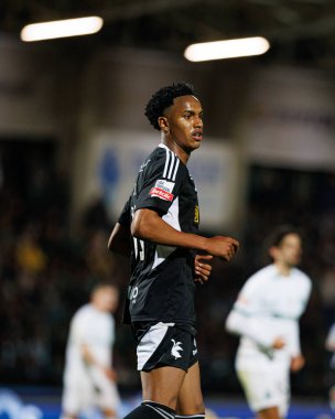 Caue Santos, Liga Portekiz maçı sırasında Estadio Belediyesi Rio Maior 'daki Casa Pia ve Sporting CP takımları arasında görüldü (Maciej Rogowski)