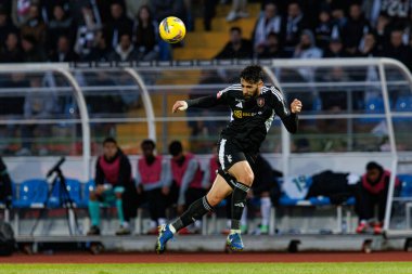 Joao Goulart, Liga Portekiz maçı sırasında Estadio Belediyesi Rio Maior 'daki Casa Pia ve Sporting CP takımları arasında görüldü (Maciej Rogowski)