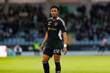 Caue Santos, Liga Portekiz maçı sırasında Estadio Belediyesi Rio Maior 'daki Casa Pia ve Sporting CP takımları arasında görüldü (Maciej Rogowski)