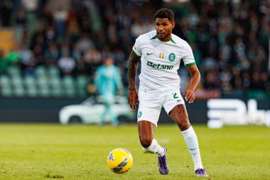 Matheus Reis, Estadio Belediyesi Rio Maior 'da (Maciej Rogowski) Casa Pia ve Sporting CP takımları arasında oynanan Liga Portekiz maçı sırasında görüldü.)