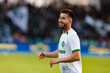 Goncalo Inacio, Liga Portekiz maçında Casa Pia ve Estadio Municipal Rio Maior 'daki (Maciej Rogowski)