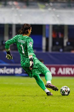 Yann Sommer UEFA Şampiyonlar Ligi maçında Internazionale Milano ve Feyenoord FC (Maciej Rogowski)