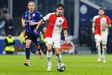 Hugo Bueno UEFA Şampiyonlar Ligi maçında Internazionale Milano ve Feyenoord FC (Maciej Rogowski)