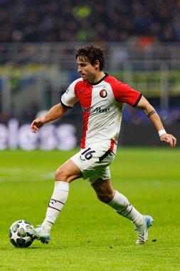 Hugo Bueno UEFA Şampiyonlar Ligi maçında Internazionale Milano ve Feyenoord FC (Maciej Rogowski)