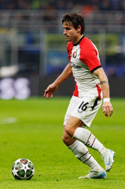 Hugo Bueno UEFA Şampiyonlar Ligi maçında Internazionale Milano ve Feyenoord FC (Maciej Rogowski)
