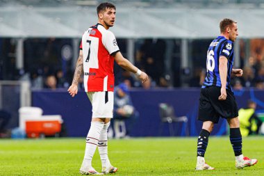 Jakub Moder UEFA Şampiyonlar Ligi maçında Internazionale Milano ve Feyenoord FC (Maciej Rogowski)