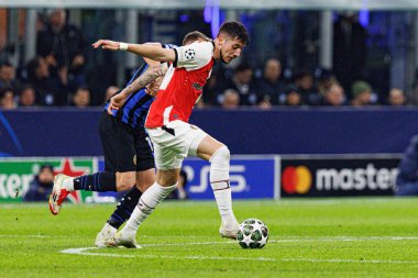 Jakub Moder UEFA Şampiyonlar Ligi maçında Internazionale Milano ve Feyenoord FC (Maciej Rogowski)
