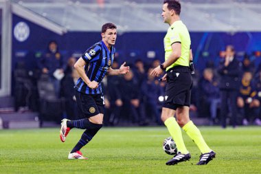 Benjamin Pavard UEFA Şampiyonlar Ligi maçında Internazionale Milano ve Feyenoord FC (Maciej Rogowski)