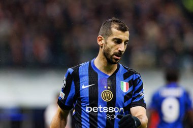 Henrikh Mkhitaryan UEFA Şampiyonlar Ligi maçında Internazionale Milano ve Feyenoord FC (Maciej Rogowski) takımları arasında görüldü.)