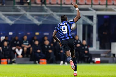 Marcus Thuram UEFA Şampiyonlar Ligi maçında Milano ve Feyenoord FC (Maciej Rogowski)