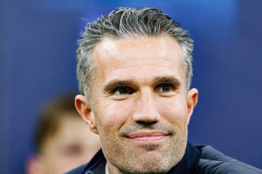 Robin Van Persie UEFA Şampiyonlar Ligi maçında Internazionale Milano ve Feyenoord FC (Maciej Rogowski)