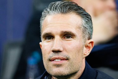 Robin Van Persie UEFA Şampiyonlar Ligi maçında Internazionale Milano ve Feyenoord FC (Maciej Rogowski)