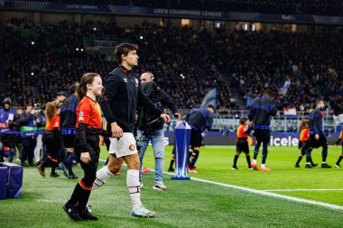 Hugo Bueno UEFA Şampiyonlar Ligi maçında Internazionale Milano ve Feyenoord FC (Maciej Rogowski)