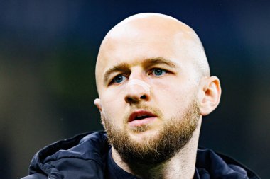 Gernot Trauner UEFA Şampiyonlar Ligi maçında Internazionale Milano ve Feyenoord FC (Maciej Rogowski)