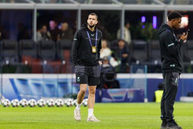 David Hancko UEFA Şampiyonlar Ligi maçında Internazionale Milano ve Feyenoord FC (Maciej Rogowski)