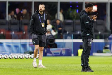 David Hancko UEFA Şampiyonlar Ligi maçında Internazionale Milano ve Feyenoord FC (Maciej Rogowski)