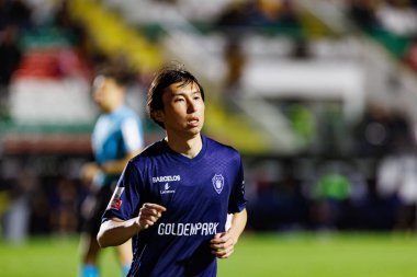 Kanya Fujimoto, Liga Portekiz maçı sırasında Estrela Amadora ve Gil Vicente FC takımları arasında Estadio Jose Gomes (Maciej Rogowski)