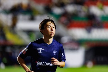 Kanya Fujimoto, Liga Portekiz maçı sırasında Estrela Amadora ve Gil Vicente FC takımları arasında Estadio Jose Gomes (Maciej Rogowski)