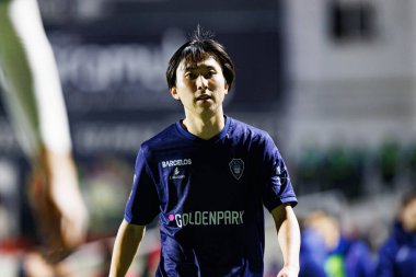 Kanya Fujimoto, Liga Portekiz maçı sırasında Estrela Amadora ve Gil Vicente FC takımları arasında Estadio Jose Gomes (Maciej Rogowski)