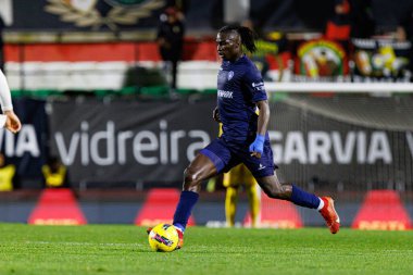 Mohamed Bamba, Liga Portekiz maçı sırasında Estrela Amadora ve Gil Vicente FC takımları arasında Estadio Jose Gomes (Maciej Rogowski)