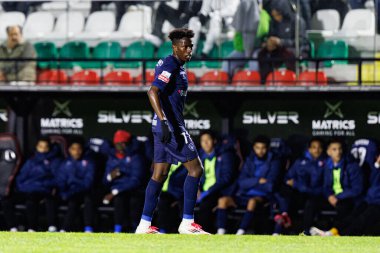 Felix Correia, Liga Portekiz maçı sırasında Estrela Amadora ve Gil Vicente FC takımları arasında Estadio Jose Gomes (Maciej Rogowski)