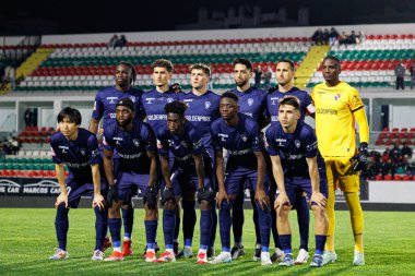 Liga Portekiz maçı sırasında Estrela Amadora ve Gil Vicente takımları arasında Estadio Jose Gomes 'de (Maciej Rogowski)
