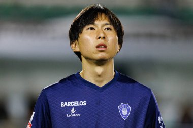 Kanya Fujimoto, Liga Portekiz maçı sırasında Estrela Amadora ve Gil Vicente FC takımları arasında Estadio Jose Gomes (Maciej Rogowski)